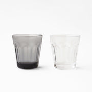 Common Glass Tumbler Set in clear and gray at SF76
