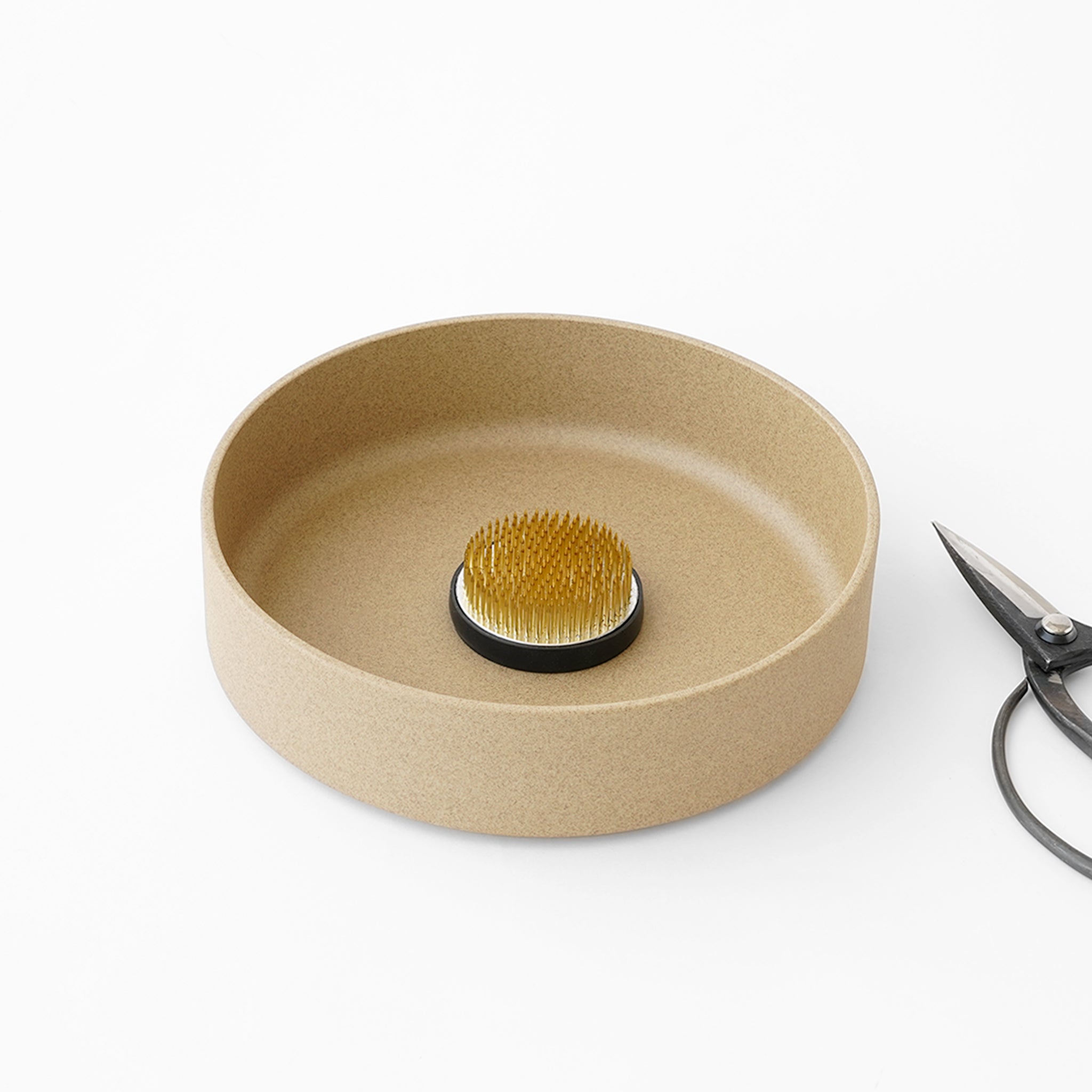 Marufuji Ikebana Flower Frog - Brass