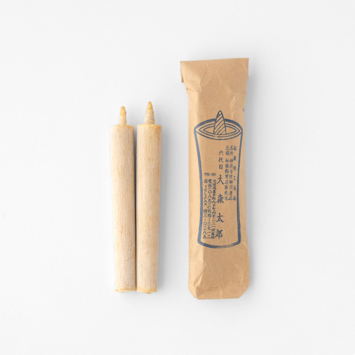 Omori Warosoku Japanese Candle detail image 3, Japanese incense and home fragrance at SF76