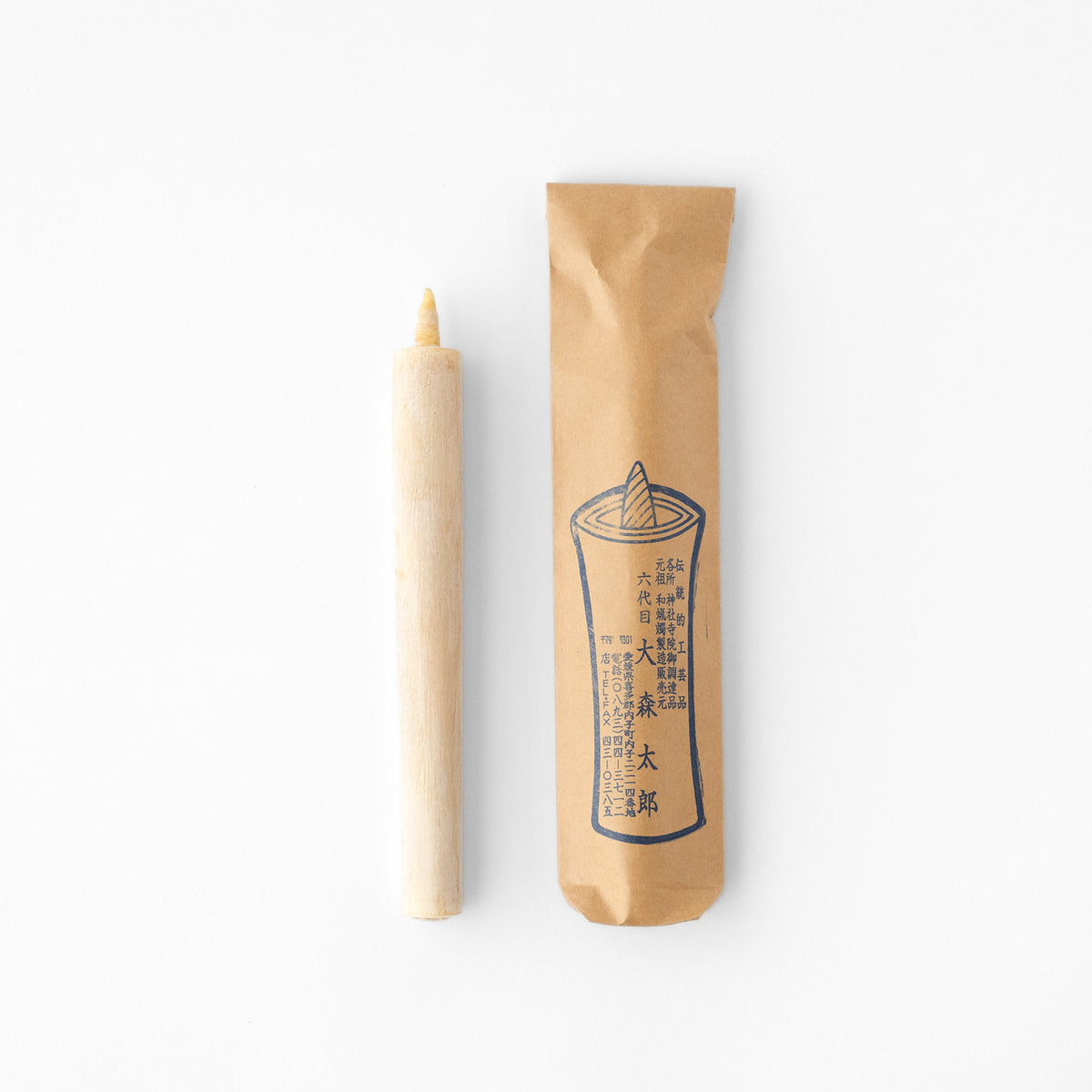 Omori Warosoku Japanese Candle detail image 4, Japanese incense and home fragrance at SF76