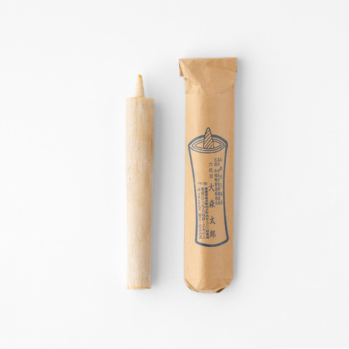 Omori Warosoku Japanese Candle detail image 5, Japanese incense and home fragrance at SF76