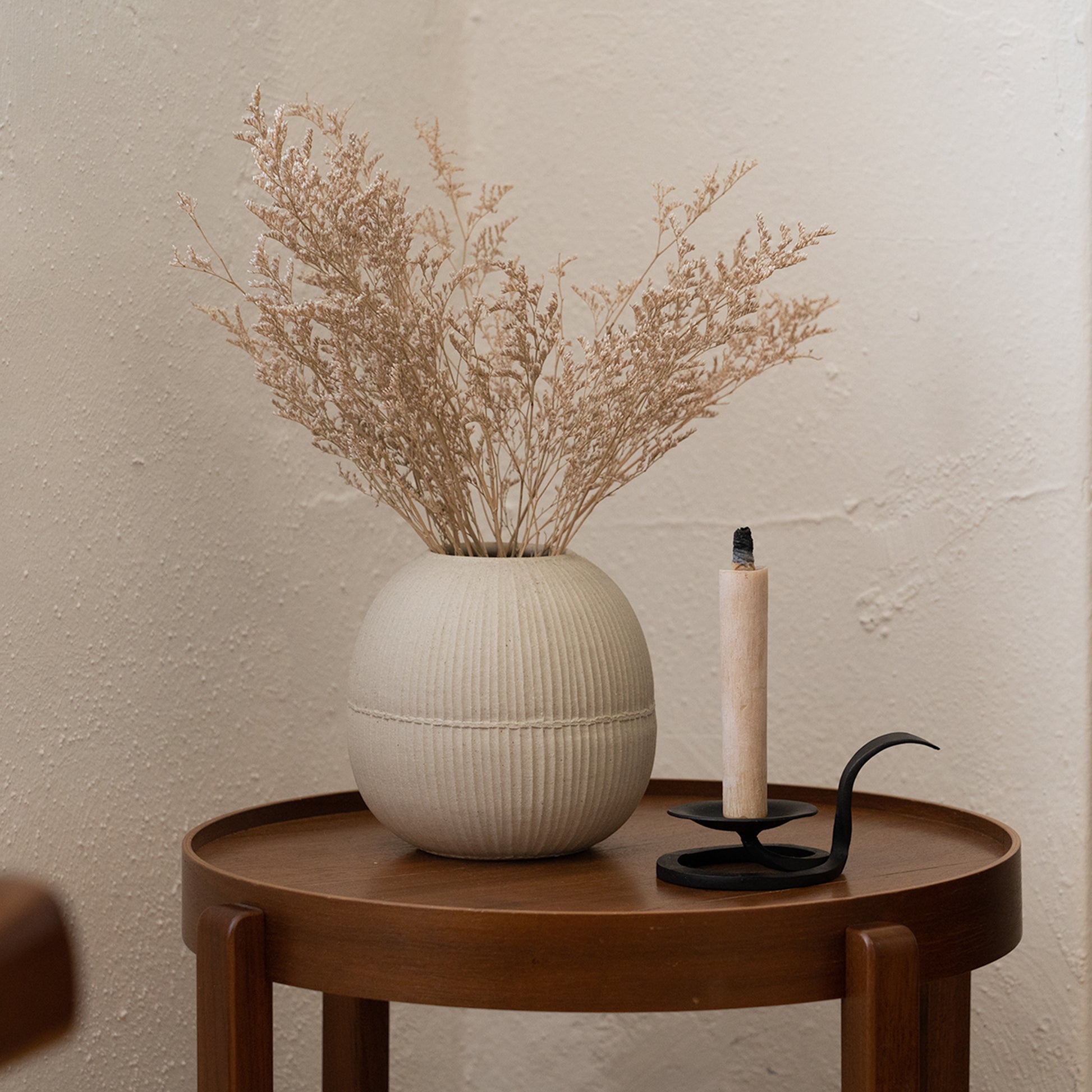 Omori Cast Iron Candle Holder detail image 4, Japanese incense and home fragrance at SF76