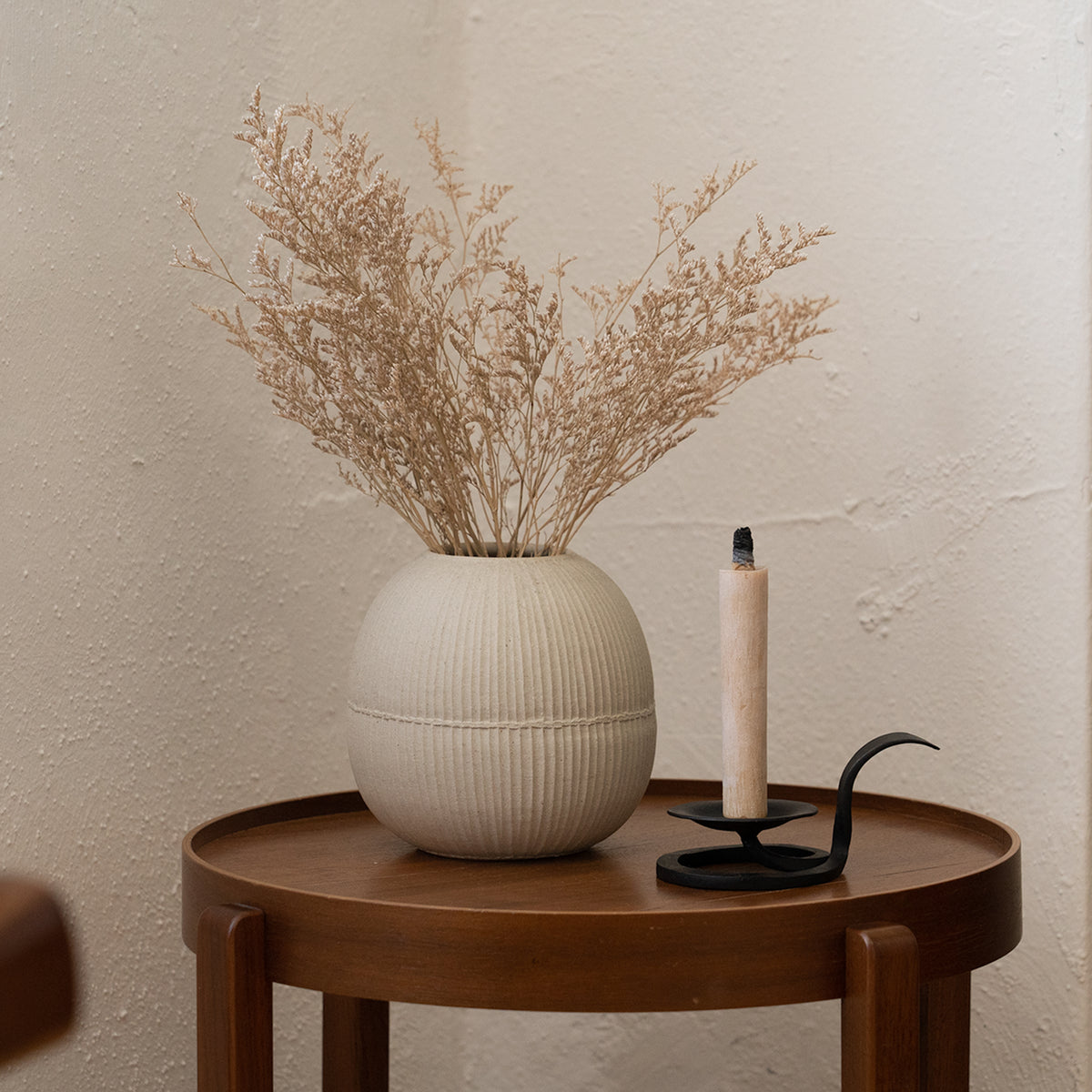 Omori Cast Iron Candle Holder detail image 4, Japanese incense and home fragrance at SF76