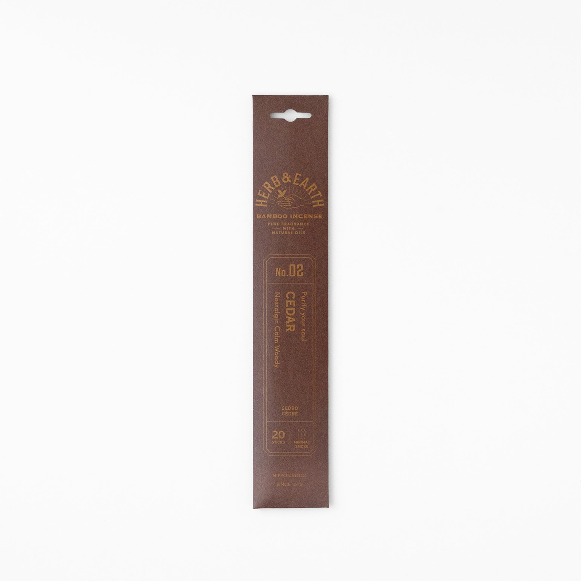 Nippon Kodo H&amp;E Bamboo Incense (20pc) detail image 4, Japanese incense and home fragrance at SF76