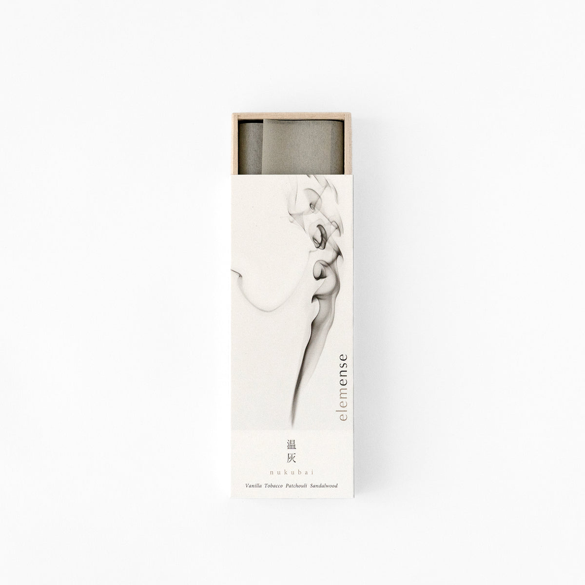 Elemense incense package with neutral colored sticks at SF76