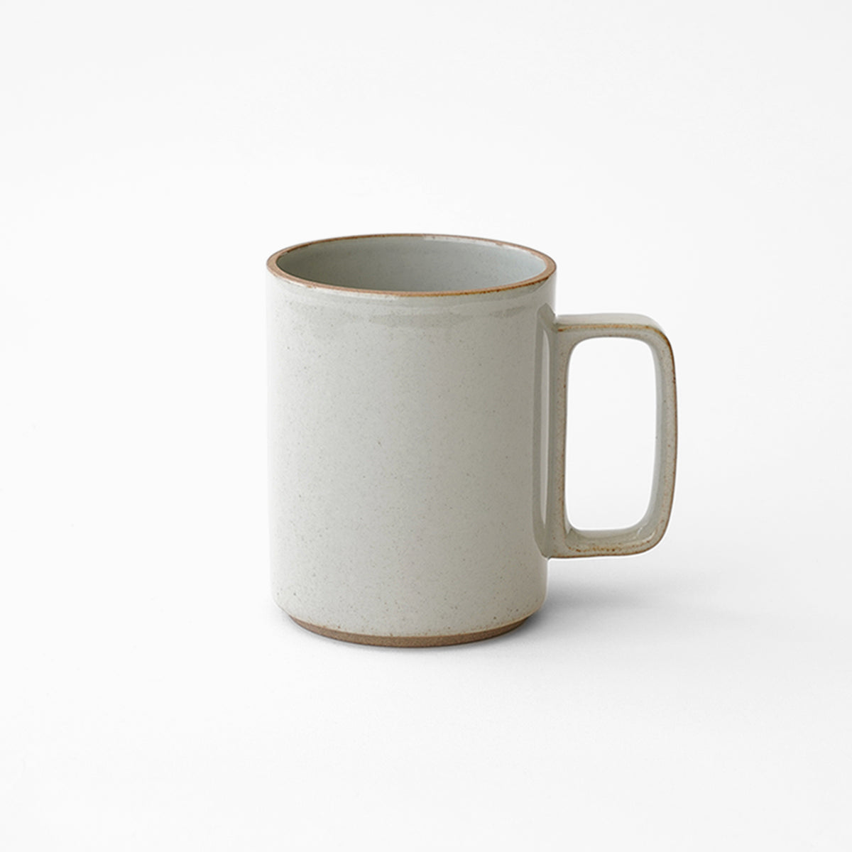 Hasami Porcelain Mug - Gloss Gray detail image 4, Hasami Porcelain at SF76
