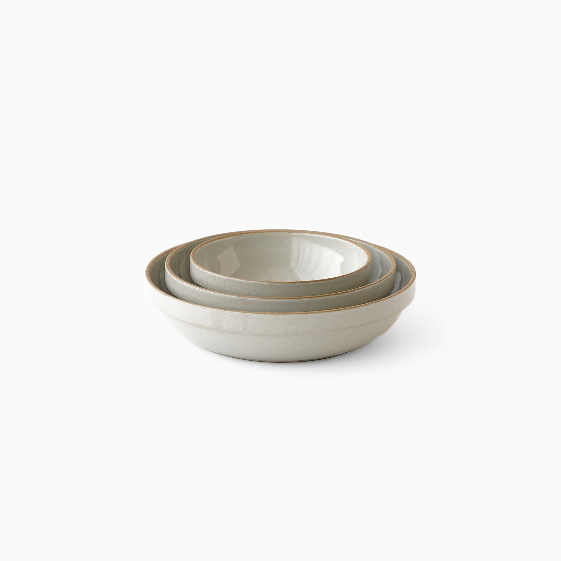 Hasami Porcelain Round Bowl - Gloss Gray
