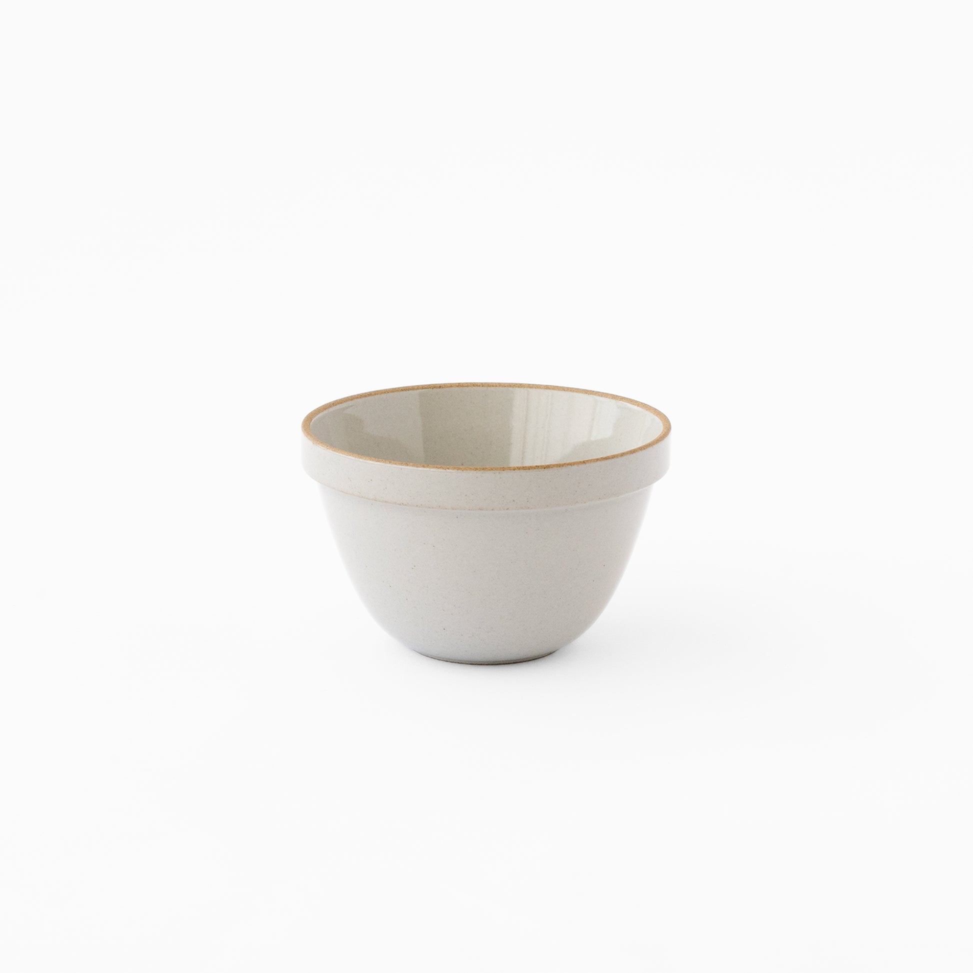 Hasami Porcelain Deep Round Bowl - Gloss Gray