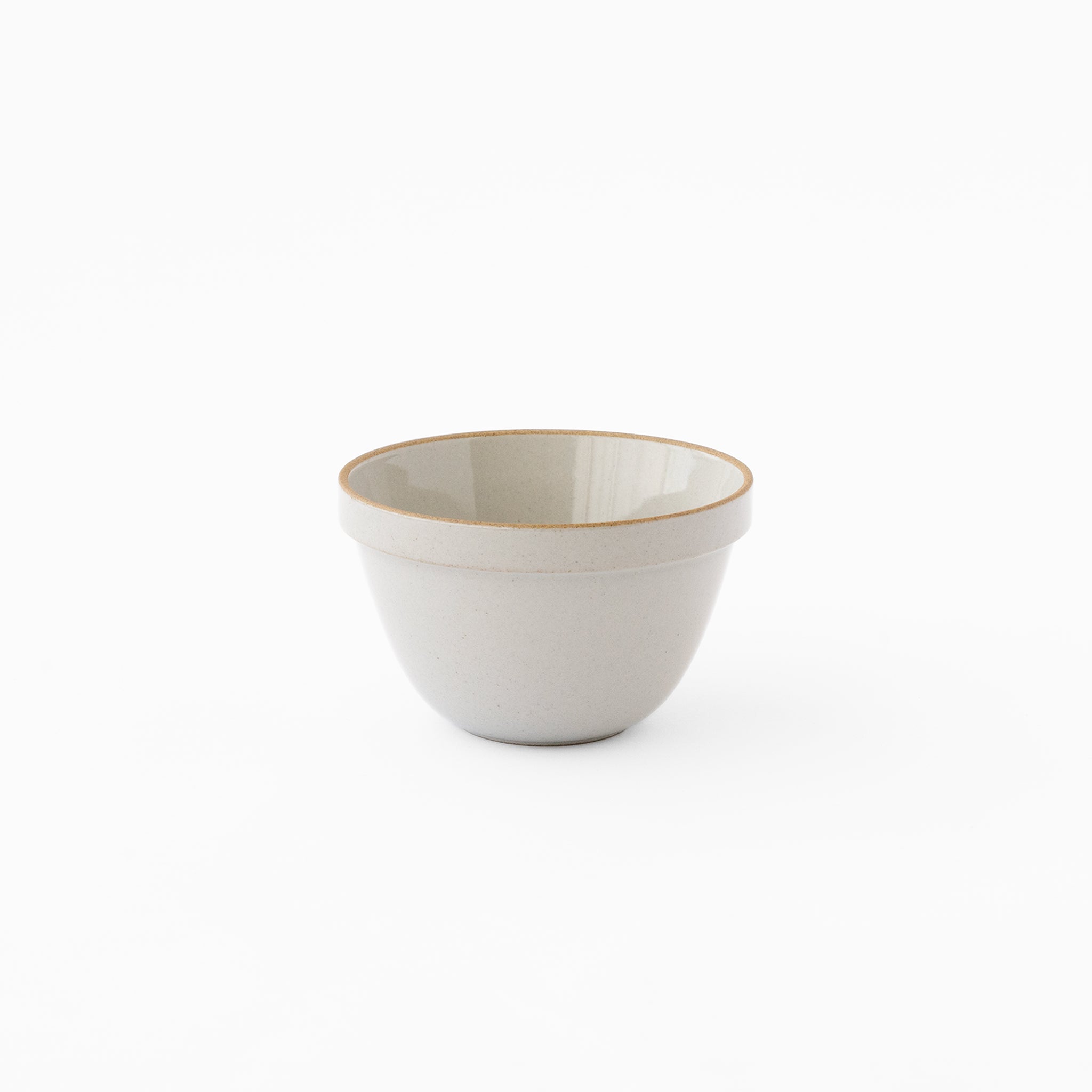 Hasami Porcelain Deep Round Bowl - Gloss Gray