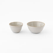 Hasami Porcelain Deep Round Bowl - Gloss Gray