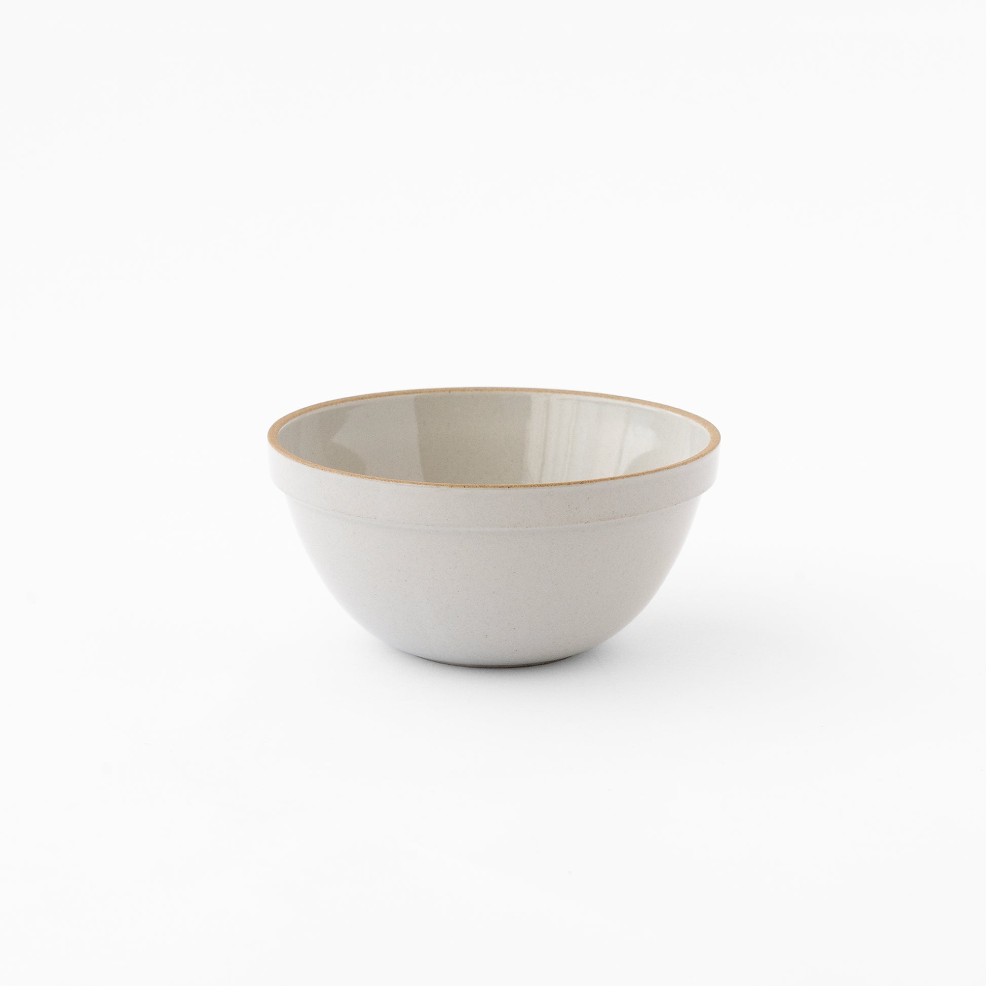 Hasami Porcelain Deep Round Bowl - Gloss Gray
