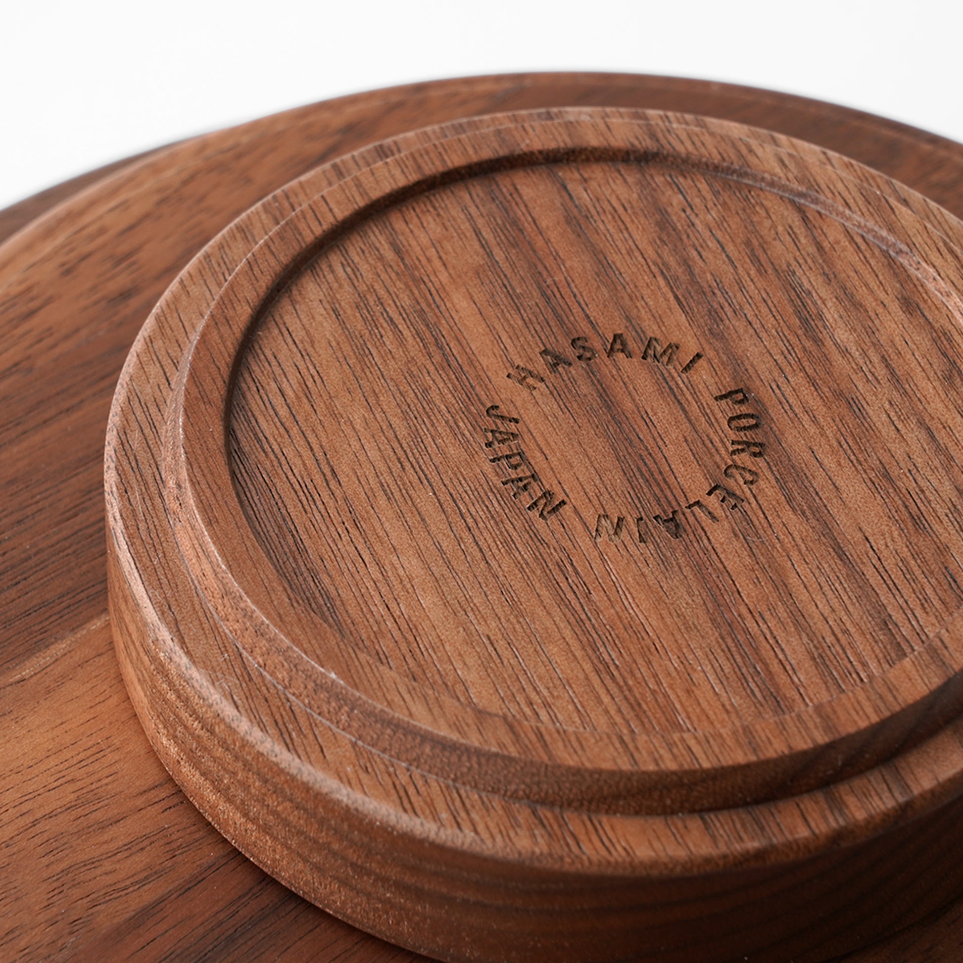Hasami Porcelain Wooden Tray / Lid - Walnut