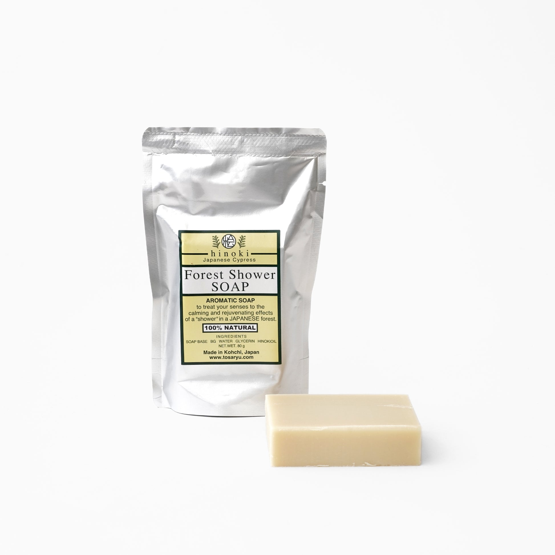 Tosaryu Hinoki Forest Shower Soap product image, Japanese homeware and gifts at SF76