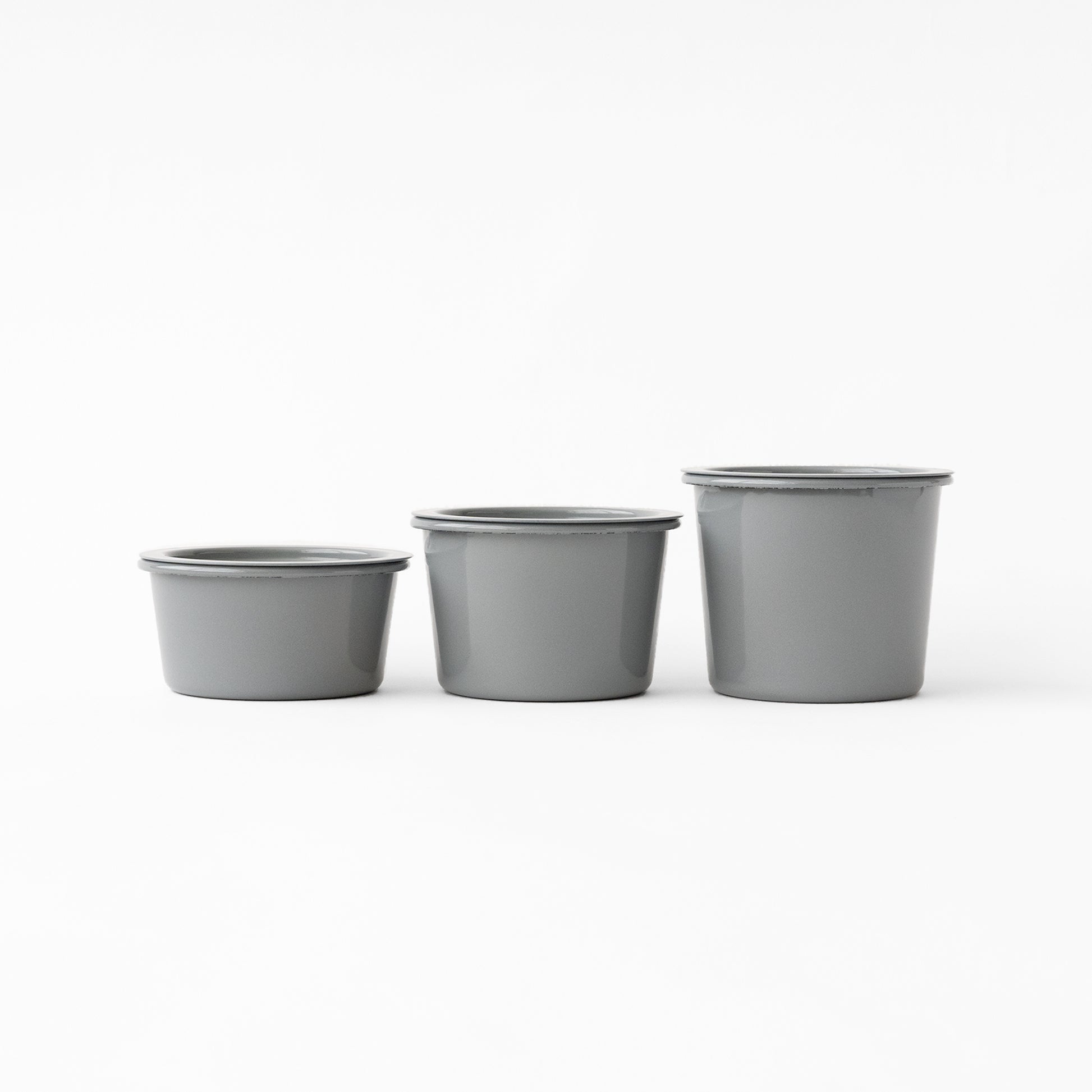 Kaico Maru Canister - Gray product image, Japanese homeware and gifts at SF76