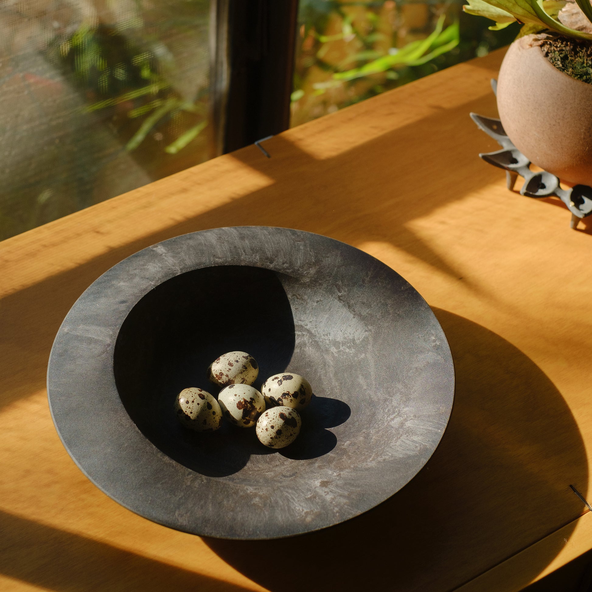 ARAS Cedar Bark Scoop Bowl - L