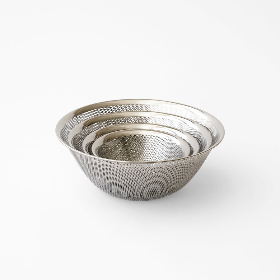 Sori Yanagi Punching Strainer product image, Sori Yanagi Japanese kitchen tools at SF76