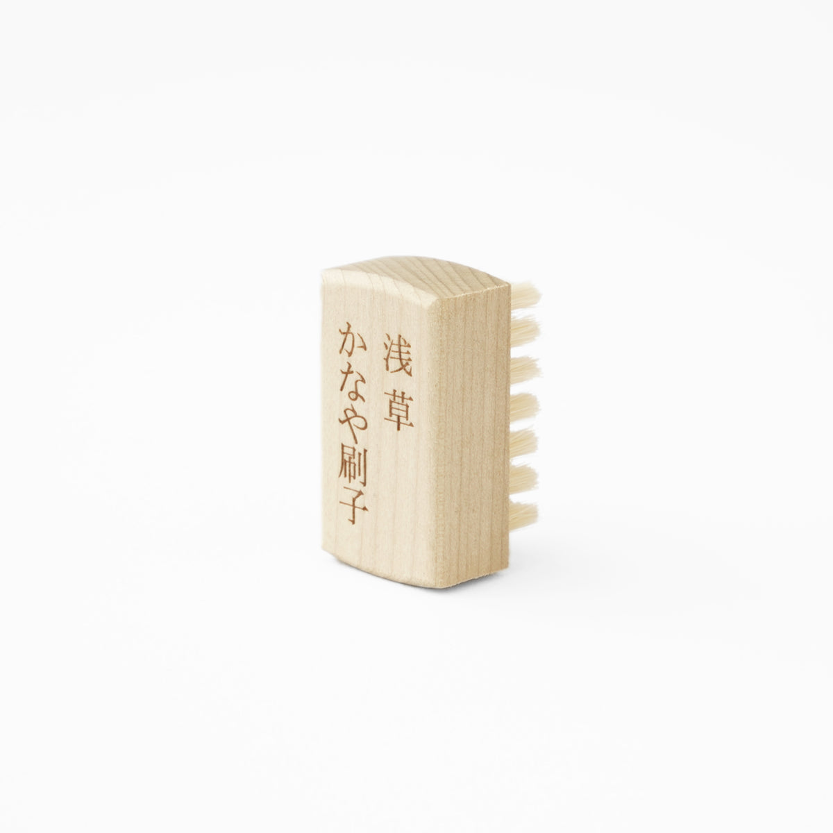 Kanaya Nail Brush Hog Hair detail image 3, Japanese homeware and gifts at SF76