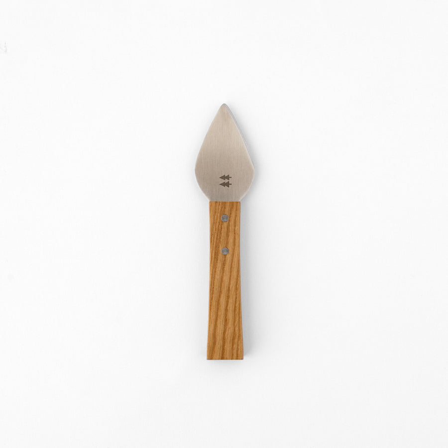 Shizu Hamono Morinoki - Hard Cheese Knife product image, Japanese tableware and kitchen tools at SF76