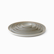 Hasami Porcelain Plate / Lid - Gloss Gray