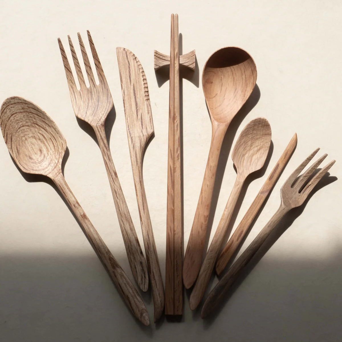 POJ Wooden Cutlery - Natural